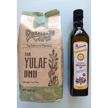 Doğalsan 1 kg Yulaf Unu + Keçiboynuzu Özü
