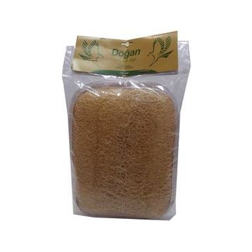 Doğan 15x22 cm Doğal Kabak Lifi El Geçmeli Sırt ve Vücut Kesesi