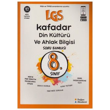 Doğan Akademi Yayınları 8. Sınıf LGS Din Kültürü Ve Ahlak Bilgisi Kafadar Soru Bankası