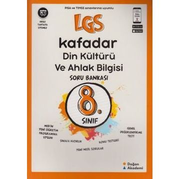 Doğan Akademi Yayınları 8. Sınıf LGS Din Kültürü Ve Ahlak Bilgisi Kafadar Soru Bankası