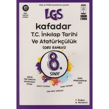 Doğan Akademi Yayınları 8. Sınıf LGS T.C. İnkılap Tarihi ve Atatürkçülük Kafadar Soru Bankası