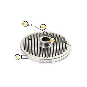 Doğan Çiftel No:12 4 mm Kıyma Makinesi Aynası