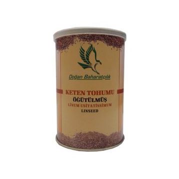 Doğan Öğütülmüş Doğal 150 gr Teneke Kutu Keten Tohumu