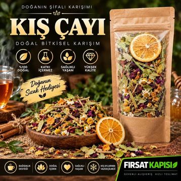 Doğanın Kalbi 200 gr Kış Çayı Atom Çayı