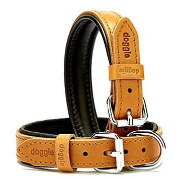 Doggie Camel Fırstclass Gerçek Deriden El Yapımı Köpek Boyun Tasması