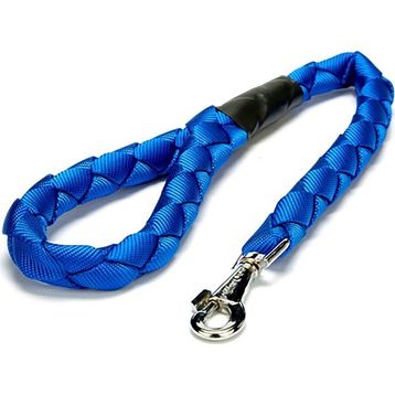 Doggie Dokumadan El Yapımı Örgülü Lacivert 2.5x120 cm Köpek Gezdirme Kayışı