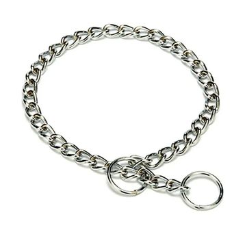 Doggie Eğitim Serisi Boğma Zincirli Gri 3.5x40-45 cm Köpek Boyun Tasması