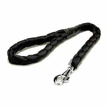 Doggie El Yapımı Örgülü Siyah 2.5x120 cm Köpek Gezdirme Kayışı
