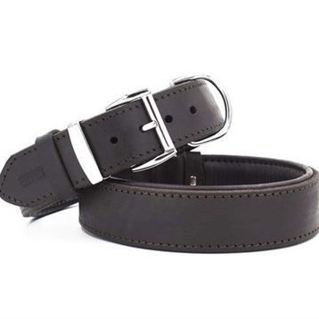 Doggie Kahverengi 4x57-65 cm Large Yağlı Deri Köpek Boyun Tasması