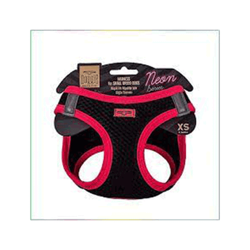 Doggie Kırmızı XS 30-34 cm Havalı Dokuma Neon Serisi Küçük Irk Köpek Göğüs Tasması