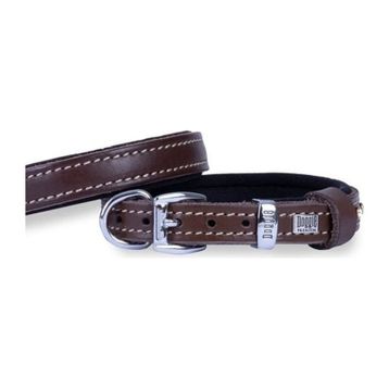 Doggie Konfor Deri Kahverengi Small 1.5x20-25 cm Köpek Boyun Tasması