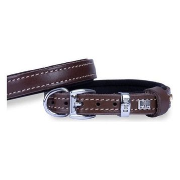 Doggie Konfor Deri Kahverengi Small 1.5x20-25 cm Köpek Boyun Tasması