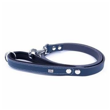 Doggie Konfor Klasik Deri Royalblue 2x140 cm Köpek Gezdirme Tasması