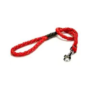 Doggie Örgülü Kırmızı 2.0x90 cm Köpek Gezdirme Kayışı