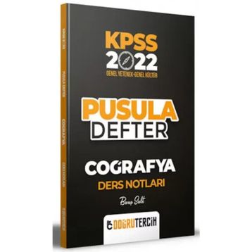 Doğru Tercih 2022 KPSS Coğrafya Pusula Defter Ders Notları