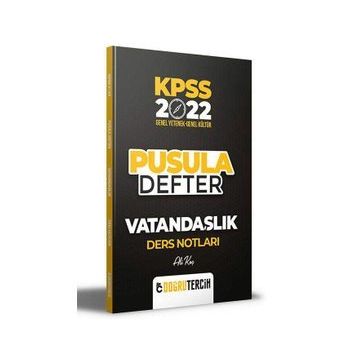 Doğru Tercih 2022 KPSS Vatandaslik Pusula Defter Ders Notları