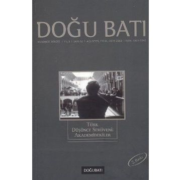Doğu Batı Düşünce Dergisi Sayı: 12 Akademidekiler