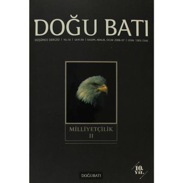 Doğu Batı Düşünce Dergisi Sayı 39 Milliyetçilik 2 - Kolektif