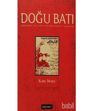 Doğu Batı Düşünce Dergisi Sayı: 55 Karl Marx