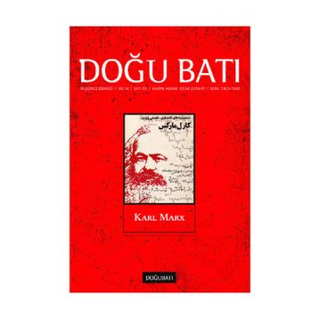 Doğu Batı Düşünce Dergisi Sayı: 55 Karl Marx