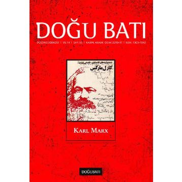 Doğu Batı Düşünce Dergisi Sayı: 55 Karl Marx