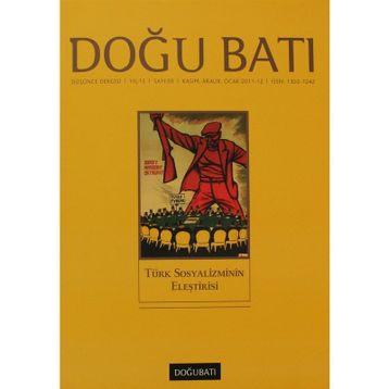 Doğu Batı Düşünce Dergisi Sayı : 59 Türk Sosyalizminin Eleştirisi - Kolektif