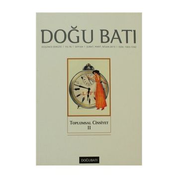 Doğu Batı Düşünce Dergisi Sayı: 64 - Toplumsal Cinsiyet 2 - Kolektif