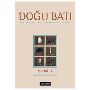 Doğu Batı Düşünce Dergisi Yıl: 22 - Sayı: 87 - Kolektif