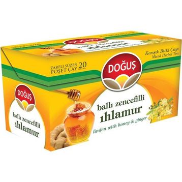 Doğuş Ballı-Zencefilli-Ihlamurlu 1.5 gr 20'li Poşet Çay