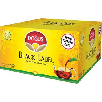 Doğuş Black Label 500'lü Paket Demlik Poşet Çay