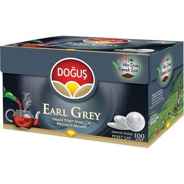 Doğuş Earl Grey 100'lü Bergamot Aromalı Demlik Poşet Çay