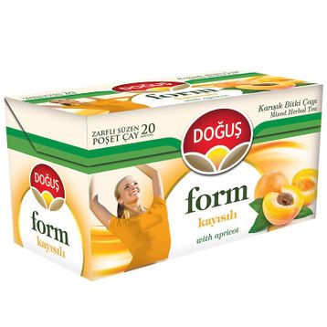 Doğuş Form 40 gr 20'li Kayısılı Bitki Çayı