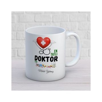 Doktor İki Tarafı Baskılı Kupa