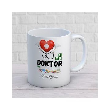 Doktor İki Tarafı Baskılı Kupa
