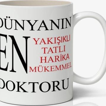 Doktorlar Günü Baskılı Kupa