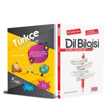 Doktrin Yayınları Tarih ve Coğrafya Öğreten Türkçe ile Akm Dil Bilgisi Soru Bankası Seti 2 Kitap