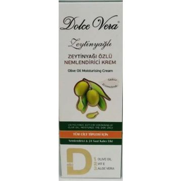 Dolce 150 ml Vera Zeytin Yağlı Nemlendirici Bakım Kremi