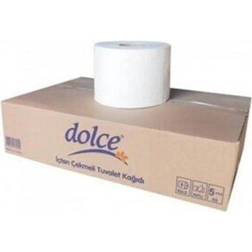 Dolce Çift Katlı 4 kg 6 Rulo Maxi İçten Çekme Tuvalet Kağıdı