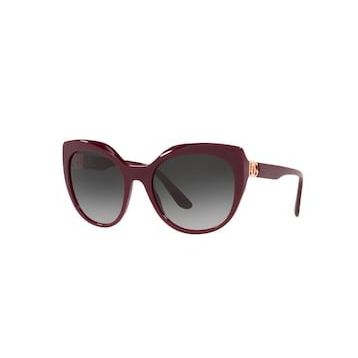 Dolce & Gabbana 4392 3091/8G 56 Bordo Çekik Çerçeve Kadın Güneş Gözlüğü