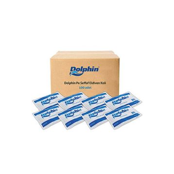 Dolphin 100x100 Adet Şeffaf Eldiven