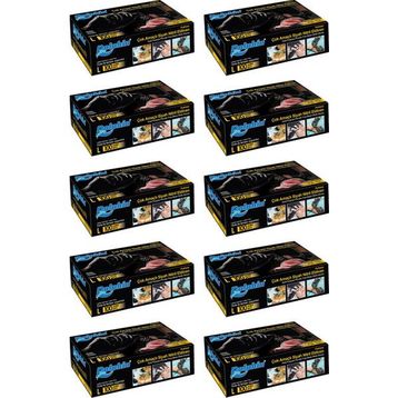 Dolphin 10X100 Adet XL Çok Amaçlı Siyah Nitril Eldiven