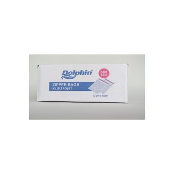 Dolphin 13x16 600'lü Kilitli Poşet