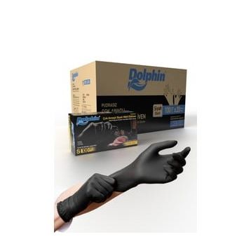 Dolphin 20x100 Adet S Çok Amaçlı Siyah Nitril Eldiven