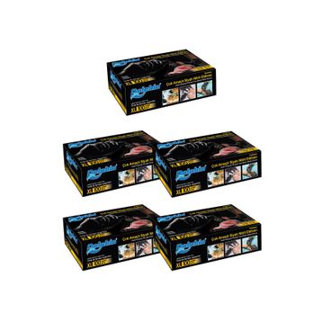 Dolphin 5x100 Adet XL Çok Amaçlı Siyah Nitril Eldiven