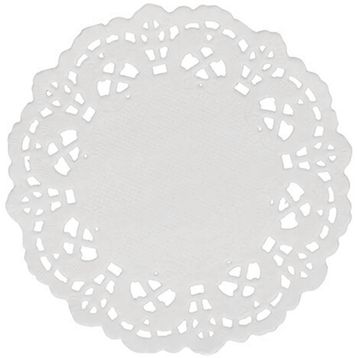 Dolphin 9 cm Dantel Desenli Beyaz 500 Adetli 1 Paket Kağıt Bardak Altlığı