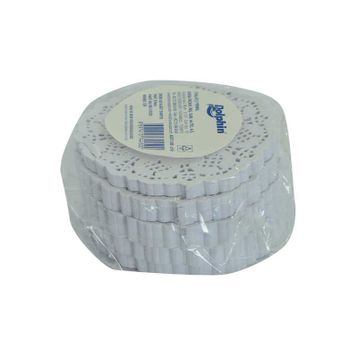 Dolphin 9 cm Dantel Desenli Beyaz 500 Adetli 1 Paket Kağıt Bardak Altlığı