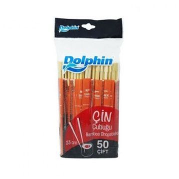 Dolphin Chopsticks 50 Adet Çin Yemek Çubuğu