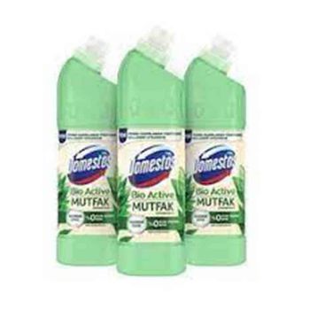 Domestos Bio Active Mutfak Maksimum Hijyen 750 ml x 3 Adet Çamaşır Suyu