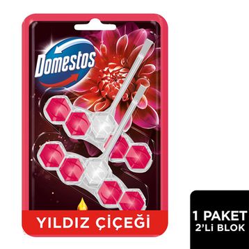 Domestos Yıldız Çiçegi&Ejder Meyve 2x50 gr Wc Blok