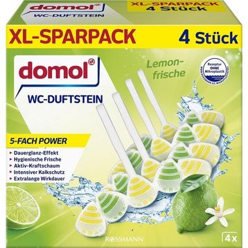 Domol 4x55 gr Limon Power Wc Kokusu Blok